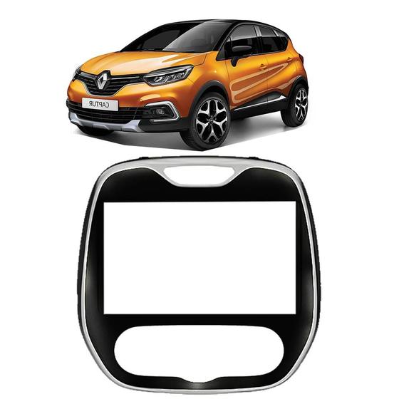 Imagem de Moldura Painel 2 Din 7 Polegadas Renault Captur 2017 2018 2019 2020 2021 2022