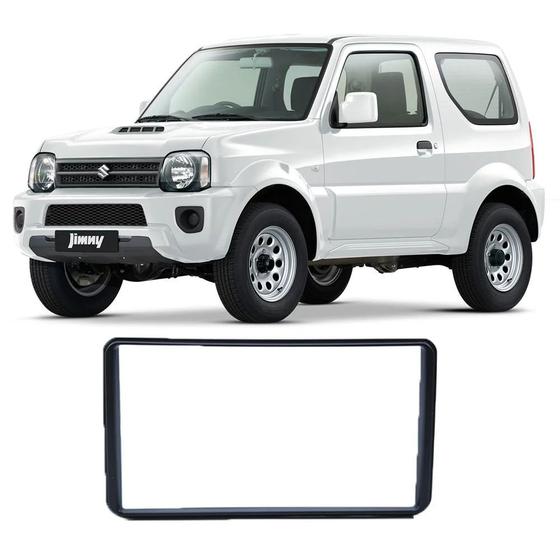 Imagem de Moldura Painel 2DIN Multimidia Suzuki Jimny Preta