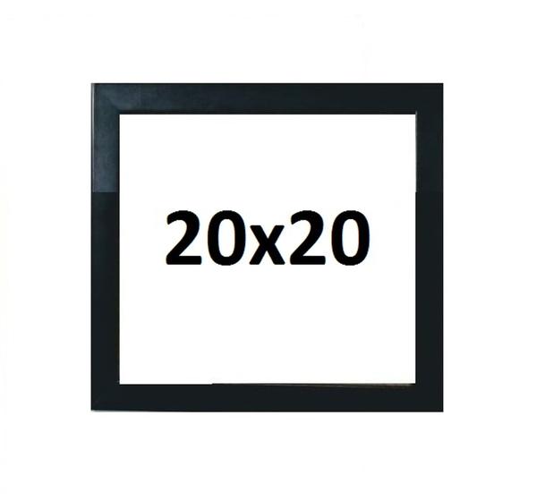 Moldura quadro 20x20 com vidro Its Home Decor Molduras para Quadros