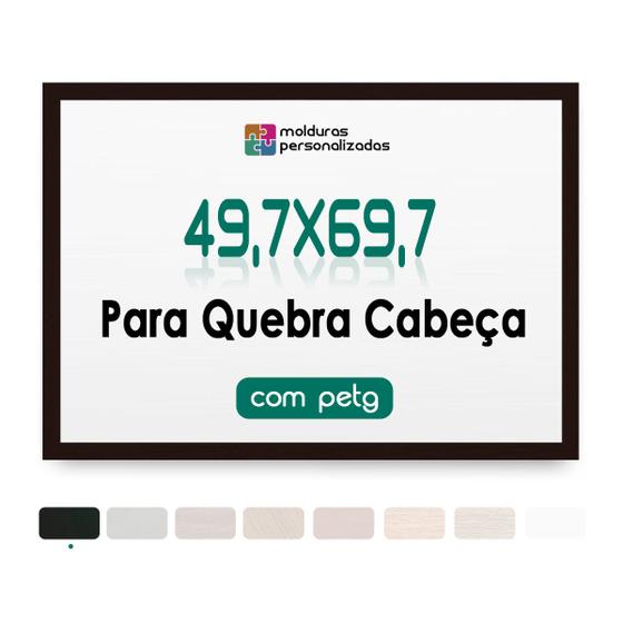 Imagem de Moldura Quebra Cabeça 1000 Peças 49,7 X 69,7 Cm acetato petg