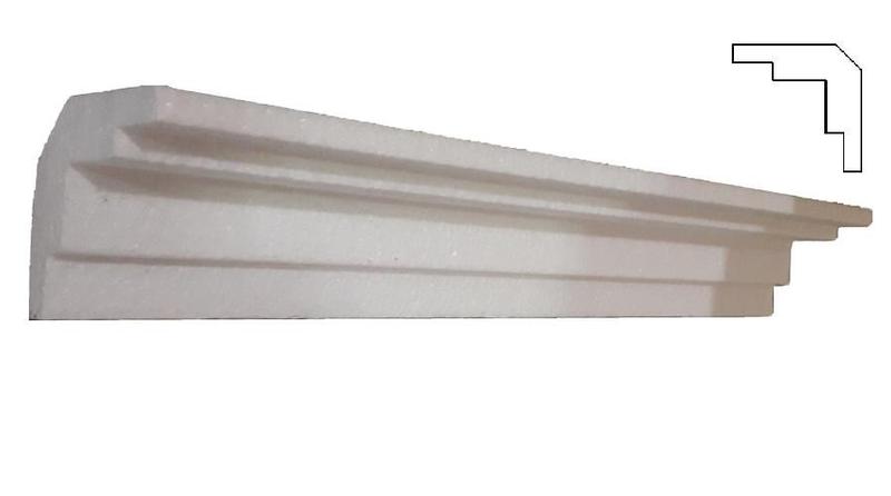 Moldura roda teto sanca isopor kit 35 metros 021 Menor preço em Moldura roda teto sanca isopor kit 35 metros 021