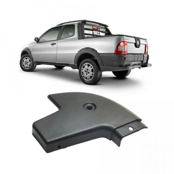 Imagem de Moldura Superior Traseira Esquerdo Cacamba Strada 1996/2013 Fiat