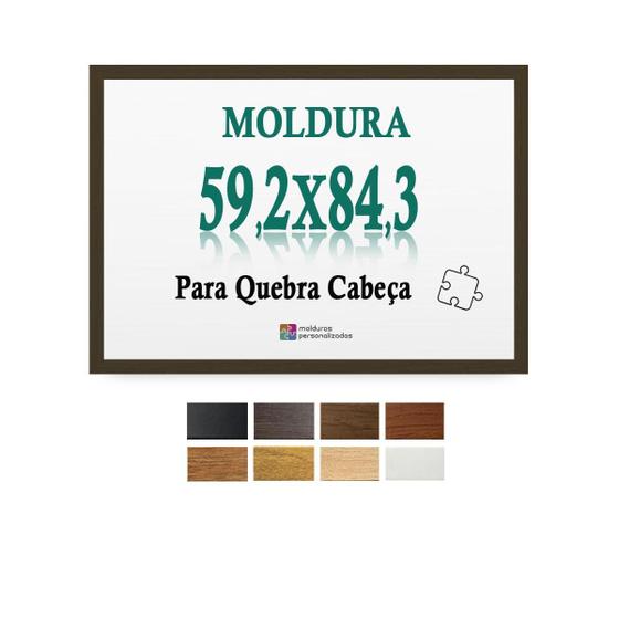 Imagem de Moldura Tabaco 59,2X84,3 Quebra Cabeça Grow 1000 Peças Petg