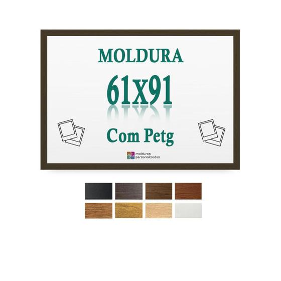 Imagem de Moldura Tabaco 61X91 Paisagem Quadro Arte Poster Arte Petg