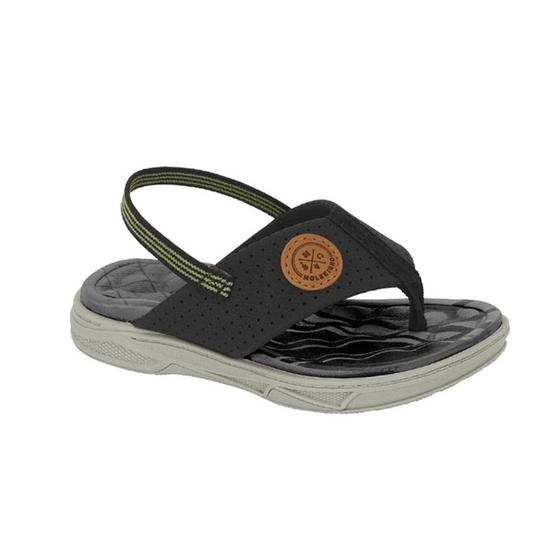 Imagem de Molekinho Sandalia Napa Com Elastico Preto