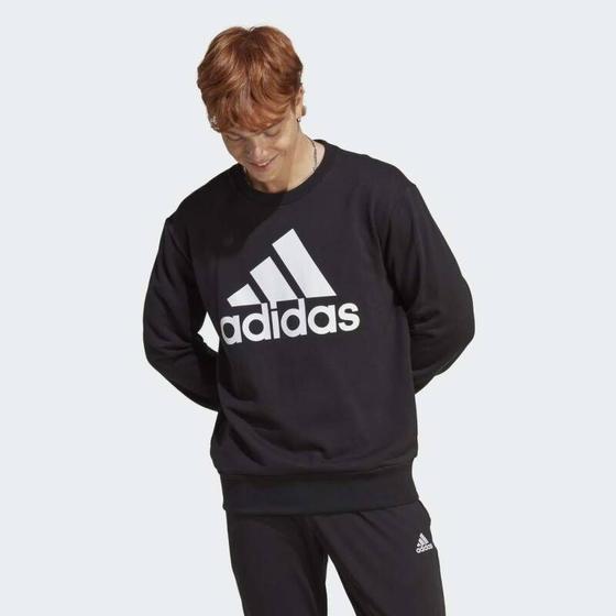 Sportswear Agasalho Adidas Masculino Preto Moletom Adidas Big