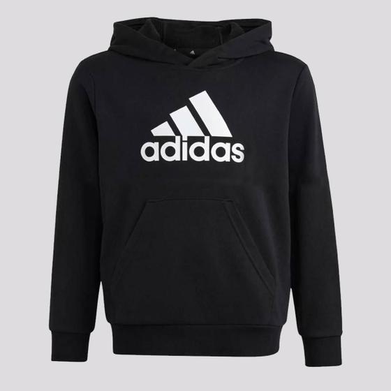 Imagem de Moletom Adidas com Capuz Juvenil Preto