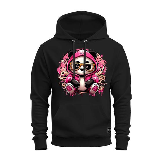 Imagem de Moletom Blusa De Frio Algodão Confortável Estampado Panda Swag