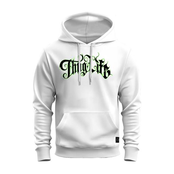 Imagem de Moletom Blusa De Frio Algodão Confortável Estampado Thug Life