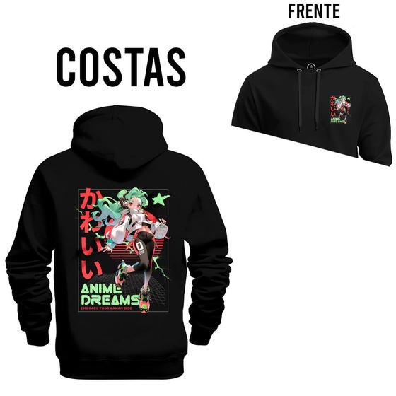 Imagem de Moletom Blusa De Frio Com Capuz Varias Cores Capa Anime