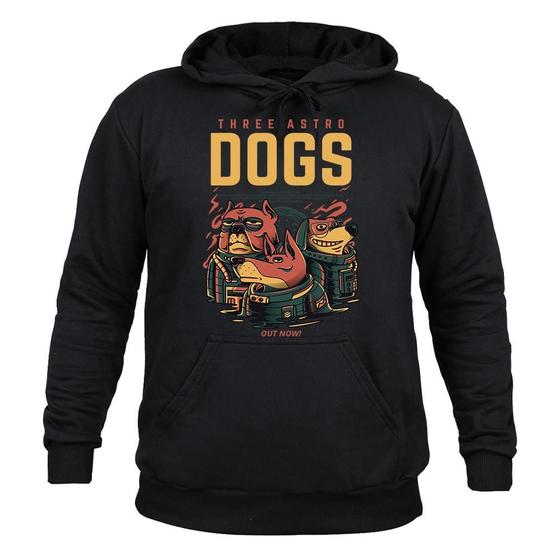 Imagem de Moletom Blusa De Frio Flanelado Dogs