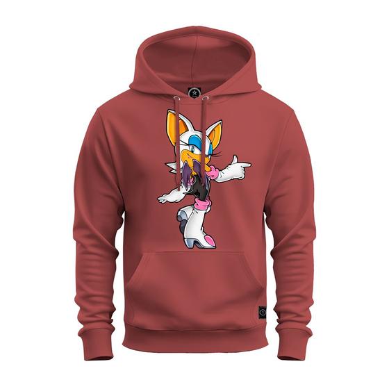 Imagem de Moletom Blusa De Frio Inverno Confortável Estampado Gatinha Sonic