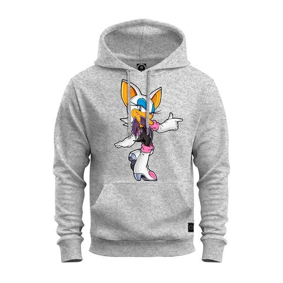 Imagem de Moletom Blusa De Frio Inverno Confortável Estampado Gatinha Sonic