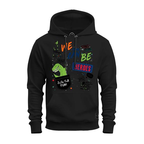 Imagem de Moletom Blusa De Frio Inverno Confortável Estampado We Can Be