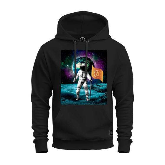 Imagem de Moletom Blusa de Frio Premium Unissex Algodão Nasa Lua