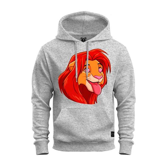 Imagem de Moletom Blusa de Frio Premium Unissex Algodão Simba