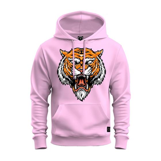 Imagem de Moletom Blusa de Frio Premium Unissex Algodão Tigre Boca Furiosa