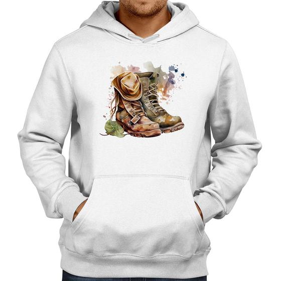 Imagem de Moletom Botas e Chapéu Retrô - Foca na Moda