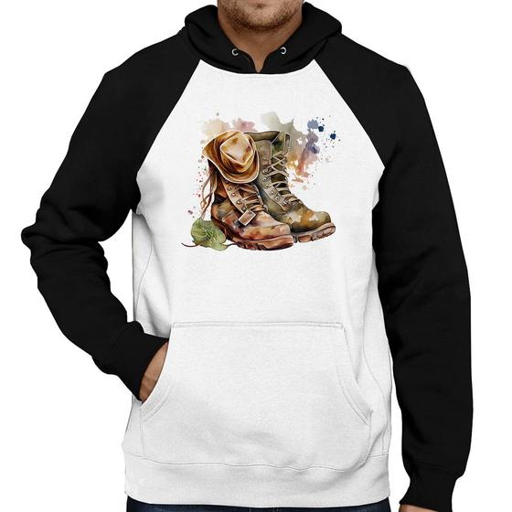 Imagem de Moletom Botas e Chapéu Retrô - Foca na Moda