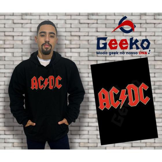 Imagem de Moletom Canguru ACDC Rock Geeko