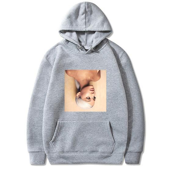 Imagem de Moletom Canguru Ariana Grande Musica Blusa de Frio