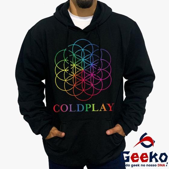 Imagem de Moletom Canguru Coldplay Algodão Geeko