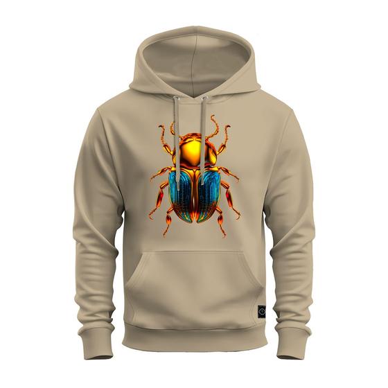 Imagem de Moletom Canguru Estampado Com Capuz Varias Cores Escaravelho Do...