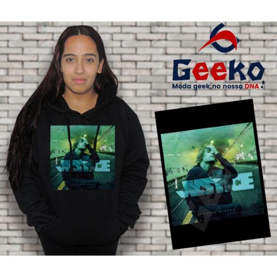 Imagem de Moletom Canguru Feminino Justin Bieber Justice Geeko
