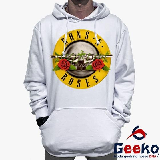 Imagem de Moletom Canguru Guns N Roses Algodão Rock Geeko
