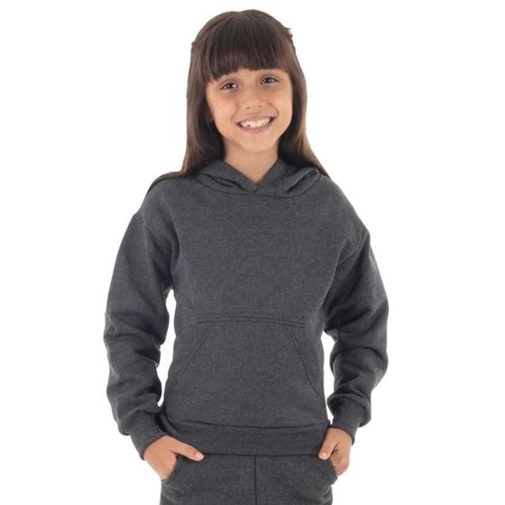 Moletom Canguru Infantil Menina com Capuz Benellys Imagem de Moletom Canguru Infantil Menina com Capuz Benellys