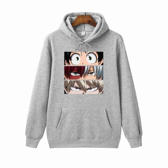 Imagem de Moletom Canguru My Hero Anime Geek Blusa de Frio Casaco Algodão