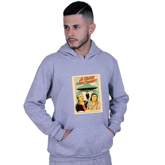 Imagem de Moletom Canguru Unissex Chaves Já Chegou o Disco Voador
