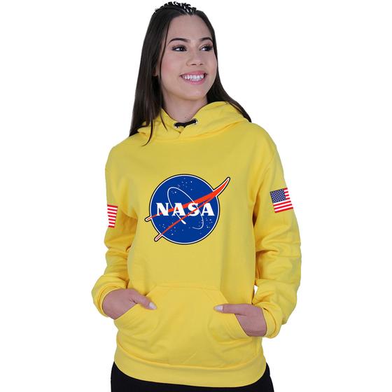 Imagem de Moletom Canguru Unissex Moda Geek Nerd Nasa U.S.A