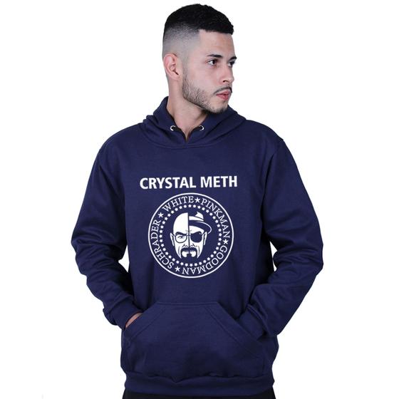 Imagem de Moletom Canguru Unissex Série Breaking Bad Cristal Heisenberg Say My Name