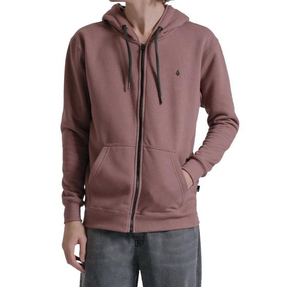 Imagem de Moletom Canguru Volcom  Single Stone Bordo