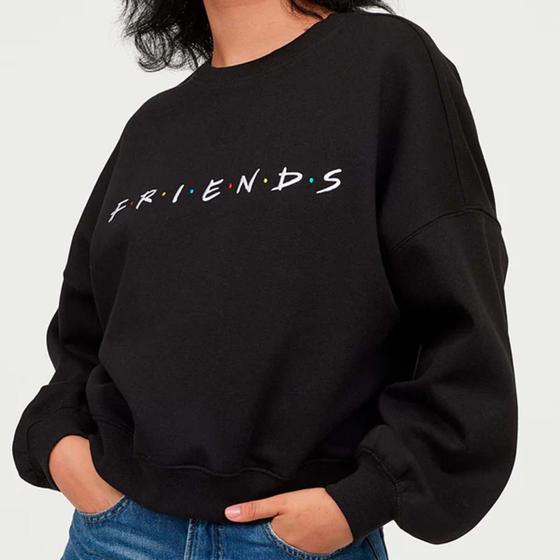 Moletom Careca Friends Unissex Blusa de frio Gola Redonda Serie amigos Menor preço em Moletom Careca Friends Unissex Blusa de frio Gola Redonda Serie amigos