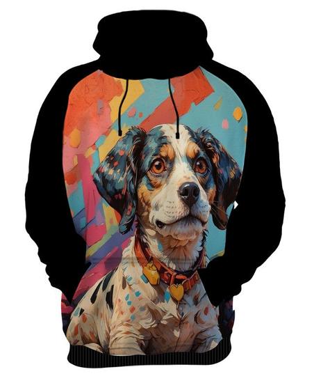 Imagem de Moletom Casaco Blusa Cachorro Pop Art Realismo Cão HD 1