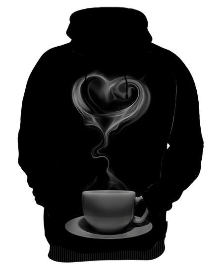 Imagem de Moletom Casaco Estampas Eu amo Café Coffee Grãos Arte HD 6