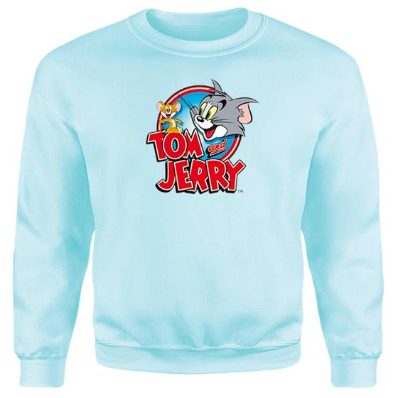 Imagem de Moletom Casaco Tom e Jerry  Gola Careca Top Pronta Entrega Suéter