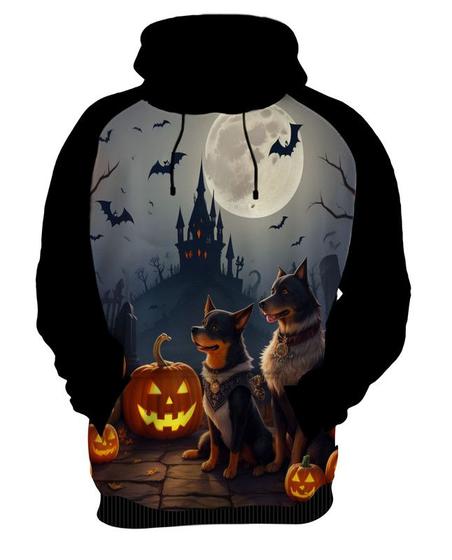 Imagem de Moletom Casaco Tshirt Halloween Cachorros Fofos Fantasia 3