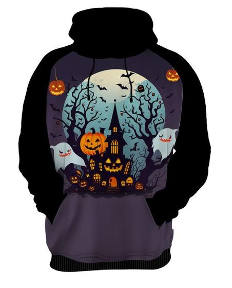 Imagem de Moletom Casaco Tshirt Halloween Cenário Castelo Terror 4