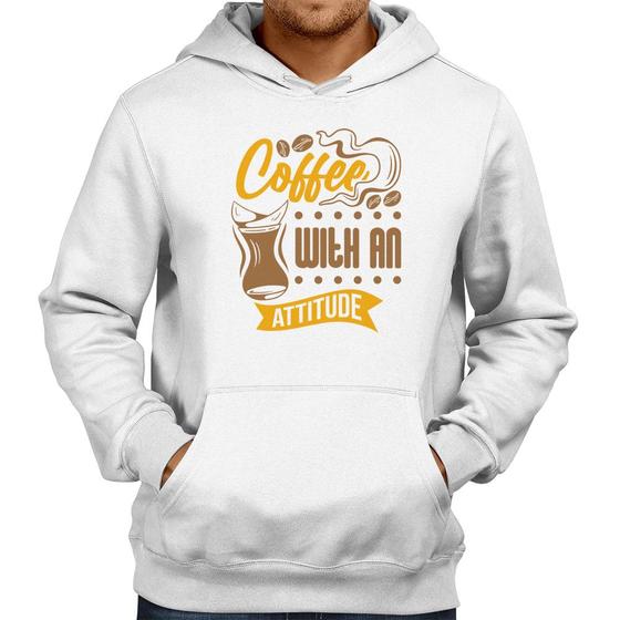 Imagem de Moletom Coffee With An Attitude - Foca na Moda