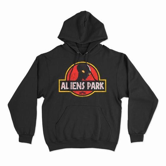 Imagem de Moletom Com Capuz Aliens Park Studio Geek