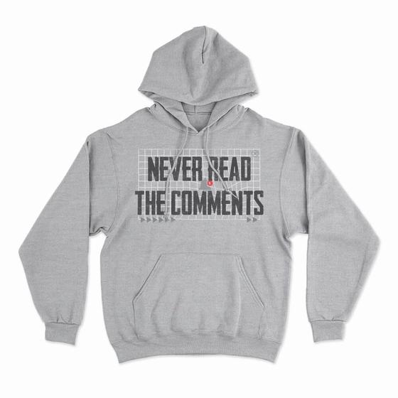 Imagem de Moletom Com Capuz Never Read The Comments