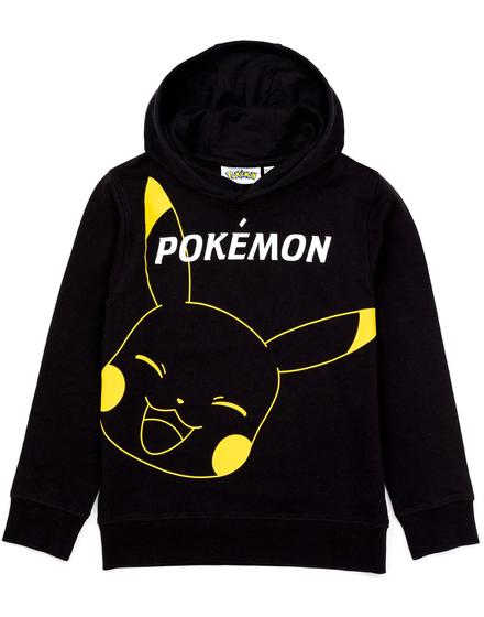 Imagem de Moletom com capuz Pokémon Pikachu Boys Kids Black 13-14 anos