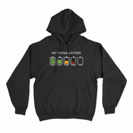 Imagem de Moletom Com Capuz Social Battery