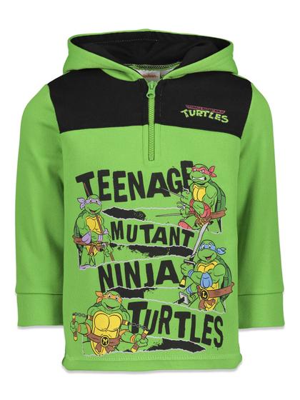 Imagem de Moletom com capuz Teenage Mutant Ninja Turtles Leonardo Donatello Raphael Green 5T