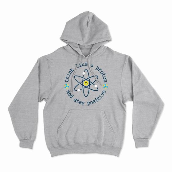 Imagem de Moletom Com Capuz Think Like A Proton