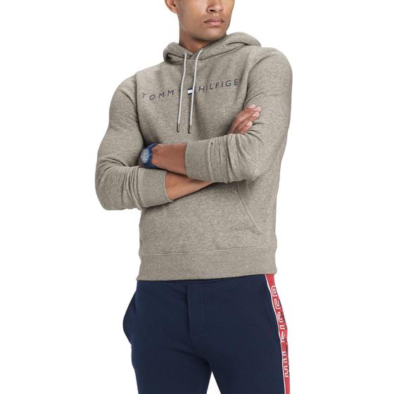 Imagem de Moletom com Capuz Tommy Hilfiger Masculino - Cinza Esportivo - Tamanho M