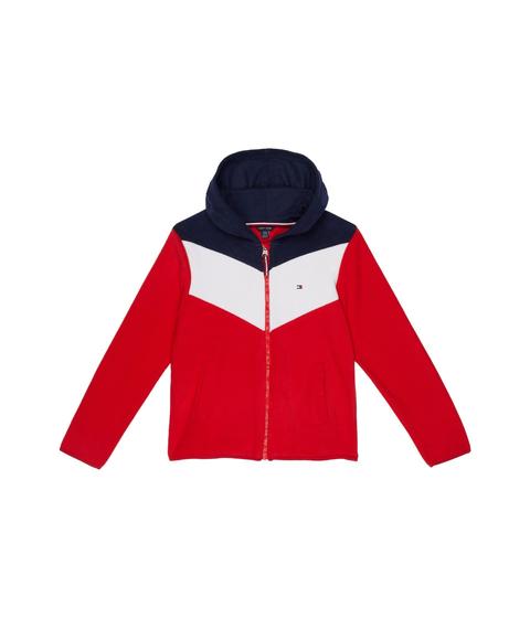 Imagem de Moletom com Capuz Tommy Hilfiger para Meninas (12-14 anos) - Vermelho Chevron